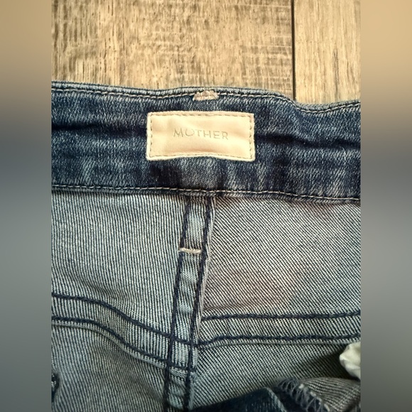 Mother Jeans The Looker Ankle Fray Jeans Size 29 Medium Wash Mid Rise - Picture 11 of 13